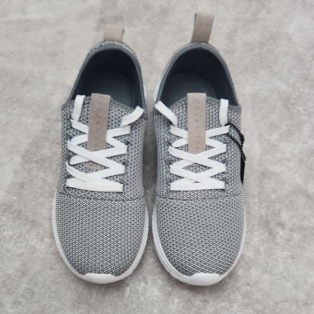 Ryderwear Gray and White Lace-Up Sneakers